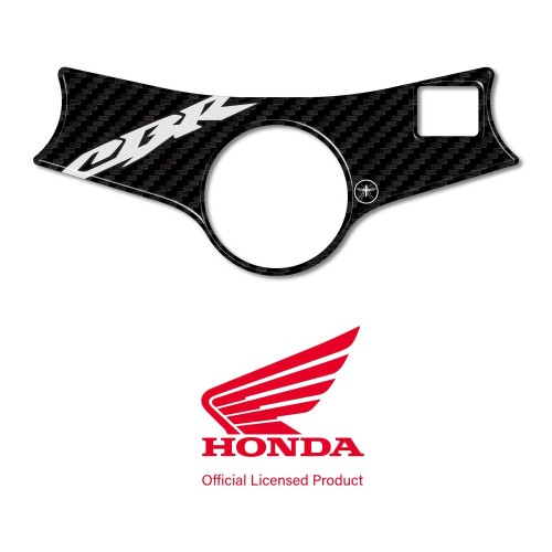 Adesivo Honda protezione piastra sterzo forcella moto Cbr600f logo honda bianco 2