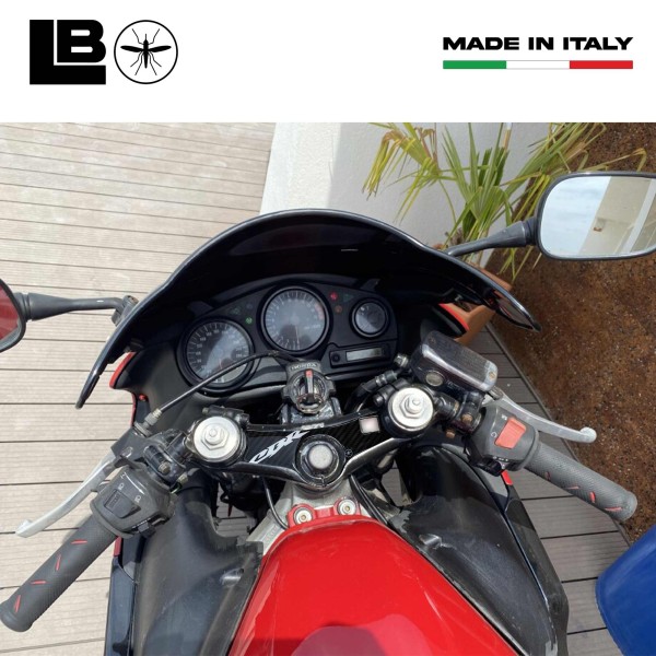 Autocollant Honda plaque de direction protection moto Cbr600f logo honda blanc