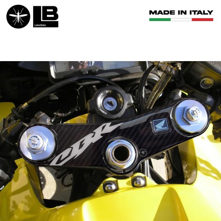 Adesivo Honda Protezione piastra sterzo forcella moto Cbr600rr 2003-04 Bianco