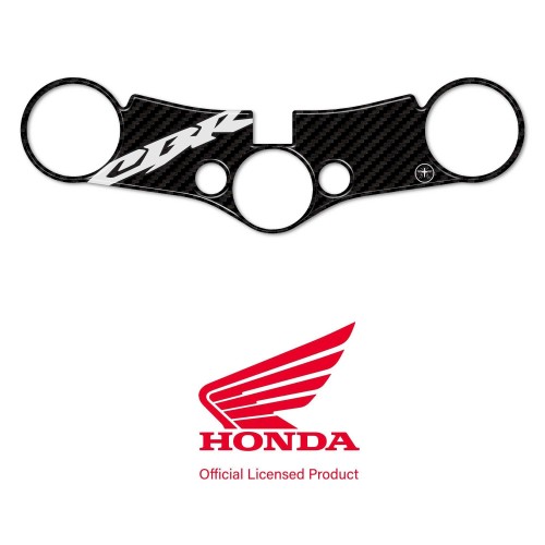 Adesivo Honda protezione piastra sterzo forcella moto cbr600rr 2007-25 bianco 2