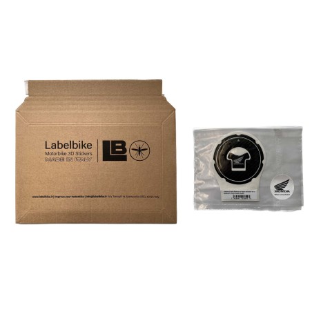 Honda sticker Motorcycle tank cap protection without holes - Honda Logo White