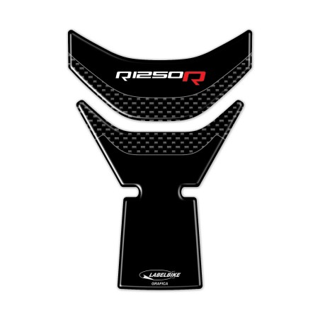 Adesivo in gel 3D carbonio per moto protezione serbatoio compatibile BMW R1250R