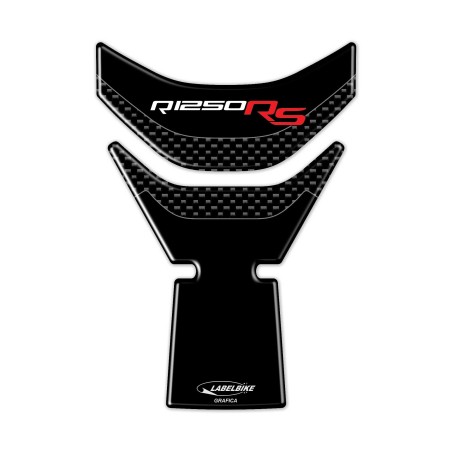 Adesivo in gel 3D carbonio per moto protezione serbatoio compatibile BMW R1250RS
