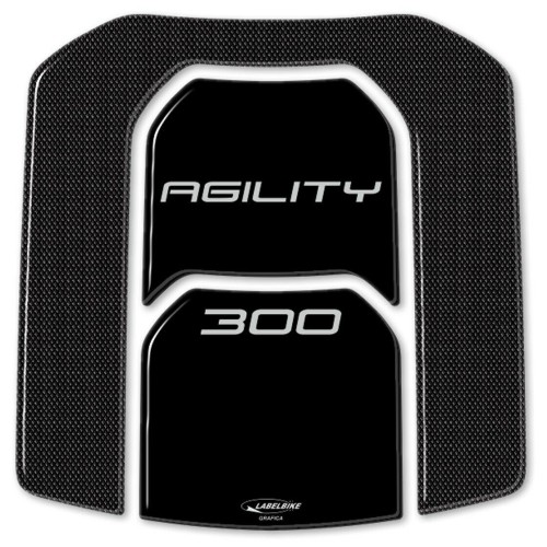 3D GEL ADHESIVO para KYMCO AGILITY 300 compatible puerta del depósito de combustible scooter 2