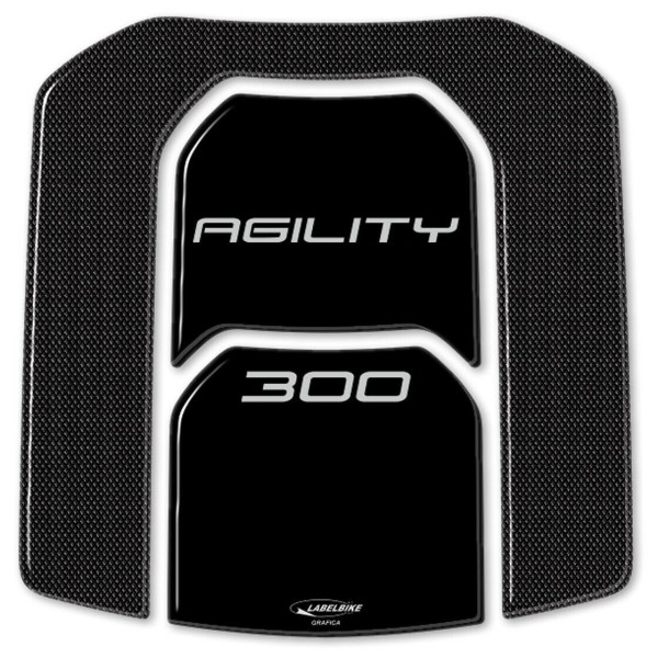 3D GEL ADHESIVE for KYMCO AGILITY 300 compatible scooter fuel tank door