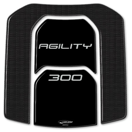 ADESIVO in gel 3D per SPORTELLO SERBATOIO scooter compatibile KYMCO AGILITY 300 