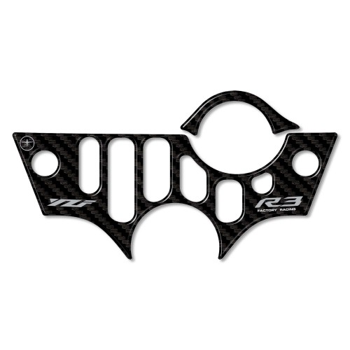 Gel sticker 3D Steering Plate Protection Motorcycle compatible Yamaha R3 2019-2021
