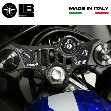 Gel sticker 3D Steering Plate Protection Motorcycle compatible Yamaha R3 2019-2021