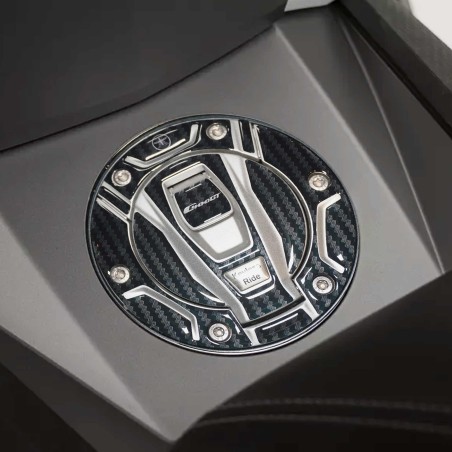 Gel Aufkleber 3D Tankdeckelschutz Keyless kompatibel mit BMW C400GT