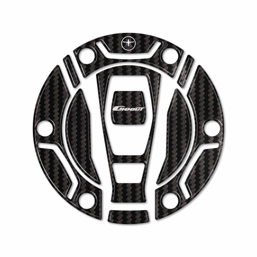 Gel sticker 3D Tank cap protection Keyless compatible with BMW C400GT 2