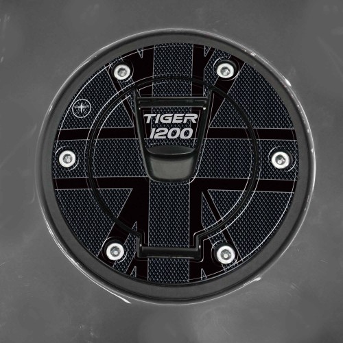 Autocollant 3D Bouchon de réservoir protection moto compatible avec Triumph Tiger 1200