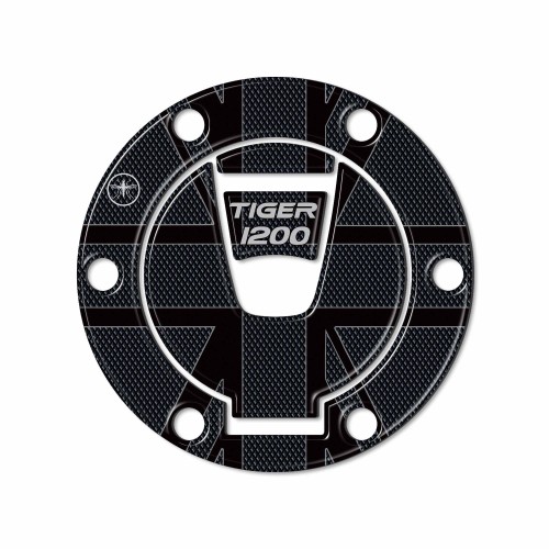Adesivo 3D Protezione tappo serbatoio moto compatibile con Triumph Tiger 1200 2