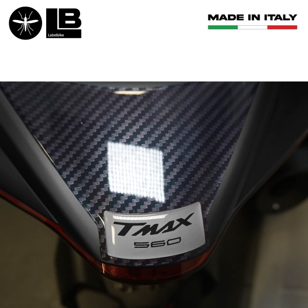 Adesivo in resina 3D protezione codino compatibile con Yamaha Tmax 2022-2025