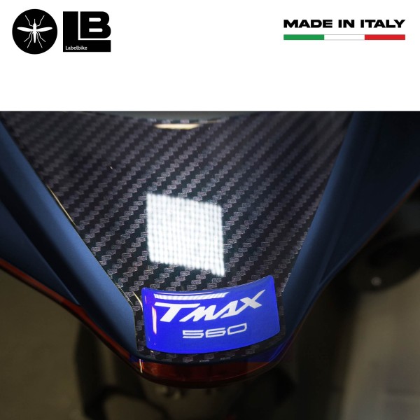 Pegatina 3D de resina de protección de cola compatible con Yamaha Tmax 2022-2025