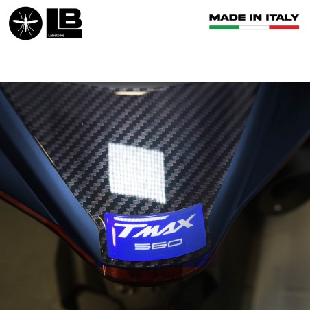 Pegatina 3D de resina de protección de cola compatible con Yamaha Tmax 2022-2025
