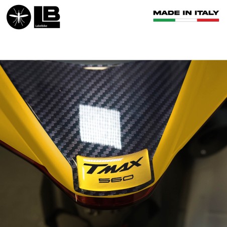 Pegatina 3D de resina de protección de cola compatible con Yamaha Tmax 2022-2025