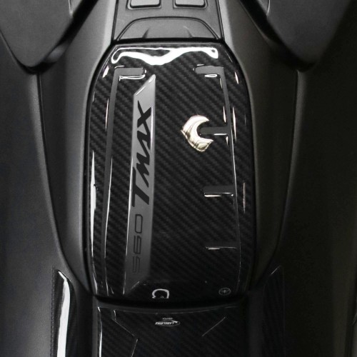 ADESIVO in RESINA 3D PROTEZIONE SPORTELLO SERBATOIO compatibile YAMAHA TMAX 560