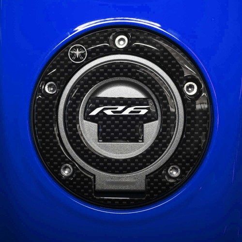 ADESIVO in resina 3D PROTEZIONE TAPPO SERBATOIO MOTO compatibile YAMAHA YZF R6 