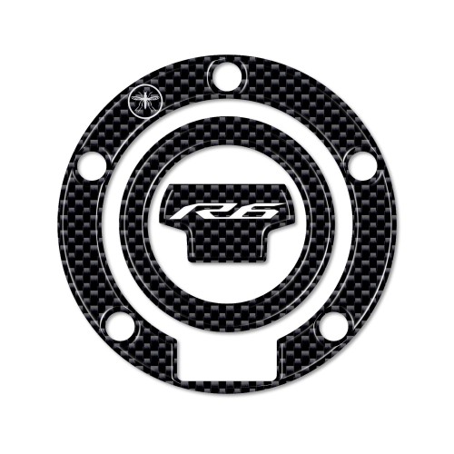 ADESIVO in resina 3D PROTEZIONE TAPPO SERBATOIO MOTO compatibile YAMAHA YZF R6  2