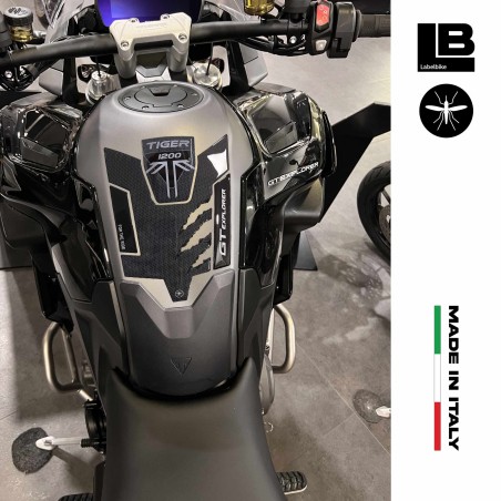 Adesivo Paraserbatoio moto compatibile con Triumph Tiger 1200 GT Explorer 2023-5