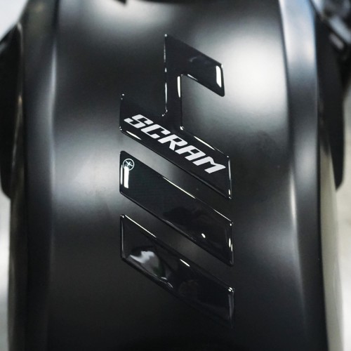 Motorbike Tank Protector Sticker compatible with Royal Enfield Scram 411