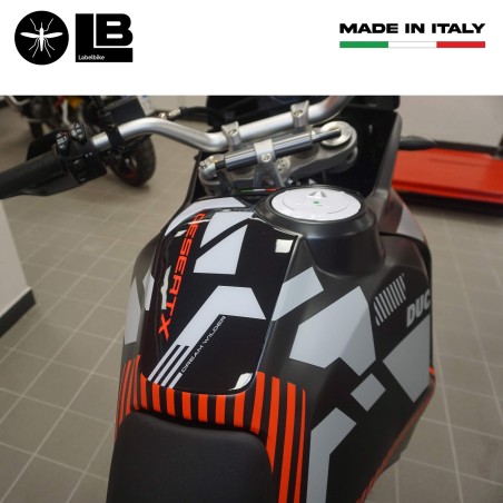 Tank Protector Aufkleber kompatibel mit Ducati DesertX 2023-5