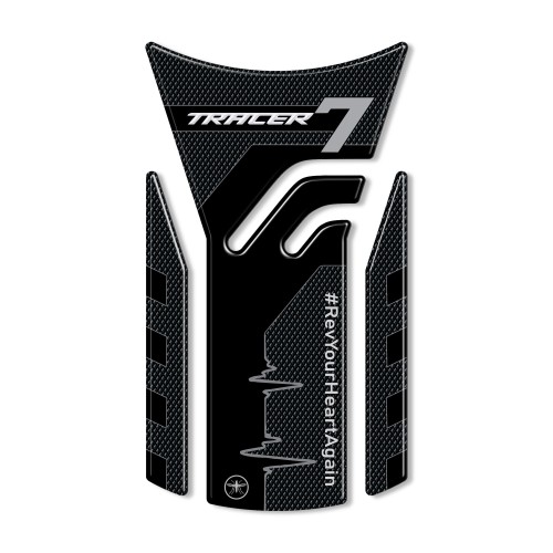 Autocollant 3D en résine gel pour réservoir de moto compatible avec Yamaha Tracer 7 2021-2024 2