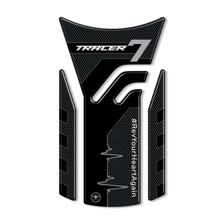 3D resin gel motorbike tank sticker compatible with Yamaha Tracer 7 2021-2024