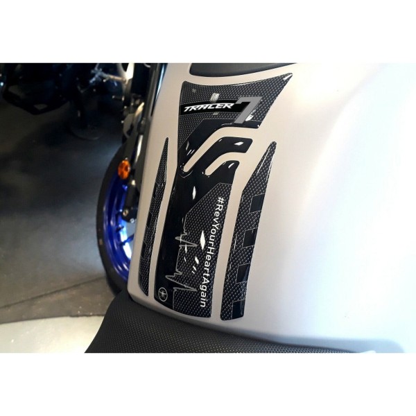 3D resin gel motorbike tank sticker compatible with Yamaha Tracer 7 2021-2024