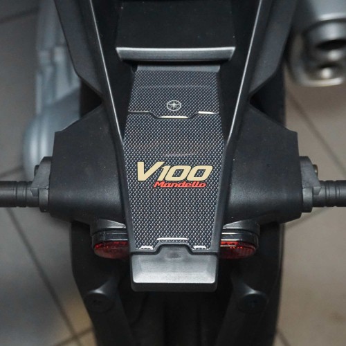 Autocollant de protection de queue compatible avec Moto Guzzi V100 Mandello 2022 - 2025