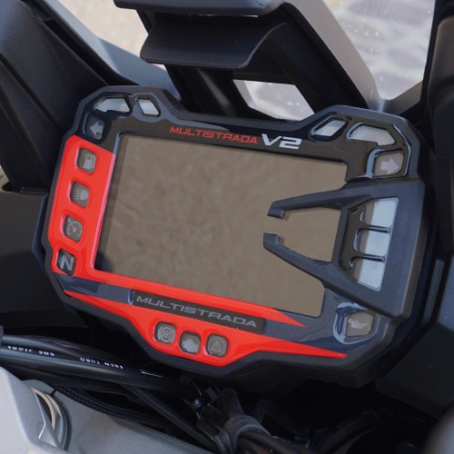 Adesivo Protezione cruscotto moto display compatibile con Ducati Multistrada V2