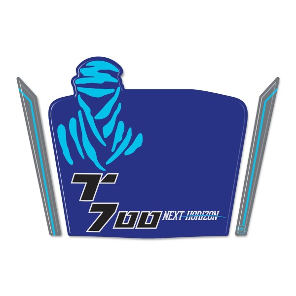 Pegatina protectora de parabrisas de moto 3D Gel compatible con Yamaha Tenere 700 2023