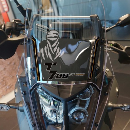 Pegatina protectora de parabrisas de moto 3D Gel compatible con Yamaha Tenere 700 2023