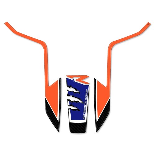 Pegatina de protección de guardabarros compatible con KTM 1290 Super Adventure R 2021-24 2