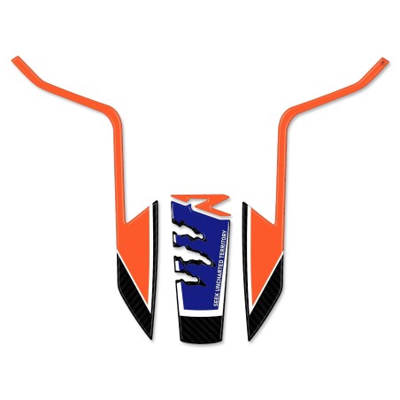 Mudguard Protection Sticker compatible with KTM 1290 Super Adventure R 2021-24