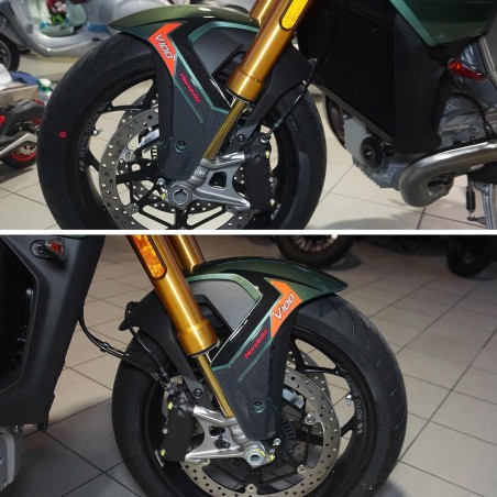 Pegatina de protección guardabarros compatible con Moto Guzzi V100 Mandello 2022-2025