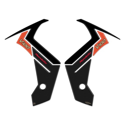 Mudguard Protection Sticker compatible with Moto Guzzi V100 Mandello 2022-2025 2