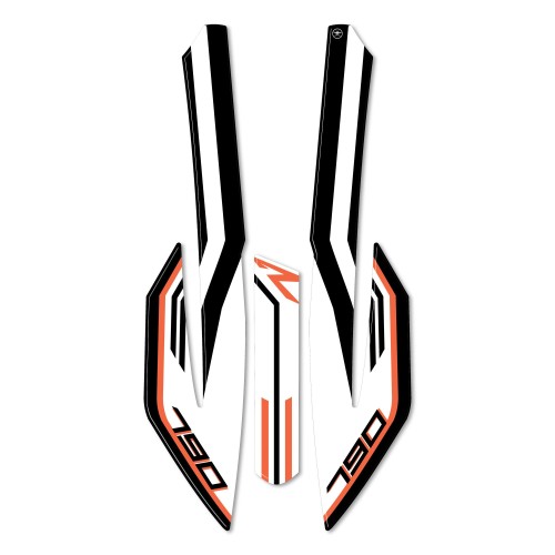 Motorbike Mudguard Protection Sticker compatible with KTM 790 Adventure R 2019-20 2