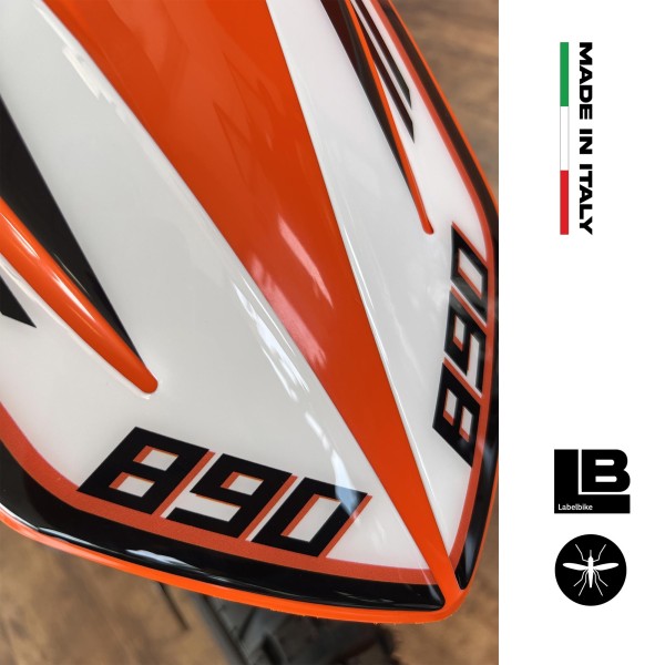 Autocollant de protection de garde-boue moto compatible avec KTM 890 Adventure R 2021-23