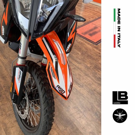 Adesivo Protezione Parafango moto compatibile con KTM 890 Adventure R 2021-23