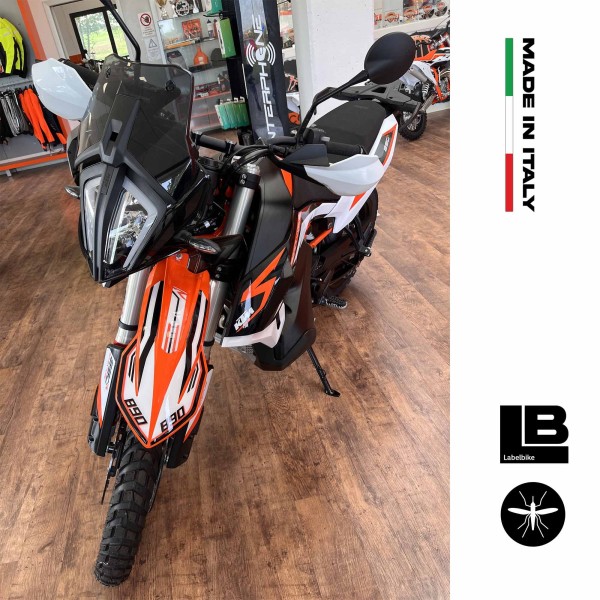 Autocollant de protection de garde-boue moto compatible avec KTM 890 Adventure R 2021-23