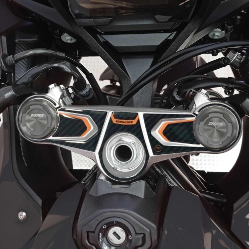 Adhesive Steering fork plate protection motorbike compatible with Honda Cbr 650 r