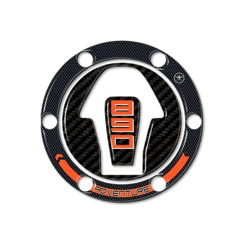 Gel-Harz-3D-Motorradkappenschutz-Aufkleber kompatibel mit KTM 890 Adventure 2