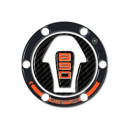 Gel-Harz-3D-Motorradkappenschutz-Aufkleber kompatibel mit KTM 890 Adventure