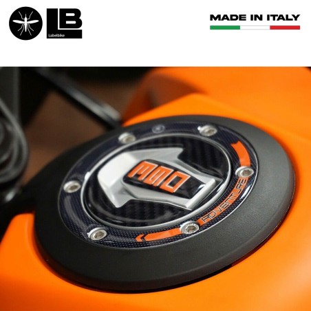 Adesivo protezione Tappo moto in resina gel 3D compatibile KTM 390 adventure