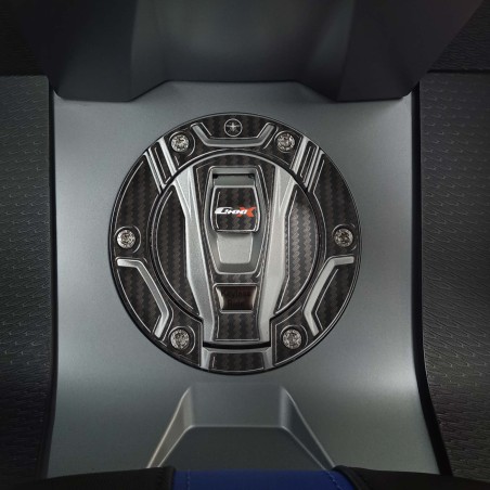 Adhesivo de protección de la tapa del depósito sin llave en gel 3D compatible con BMW C400X