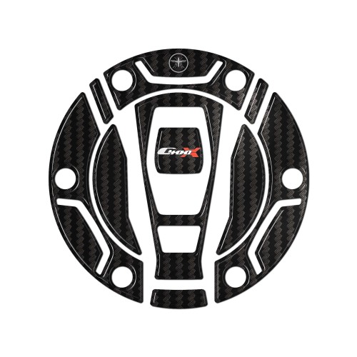 Aufkleber zum Schutz des schlüssellosen Tankdeckels in 3D-Gel, passend für BMW C400X 2