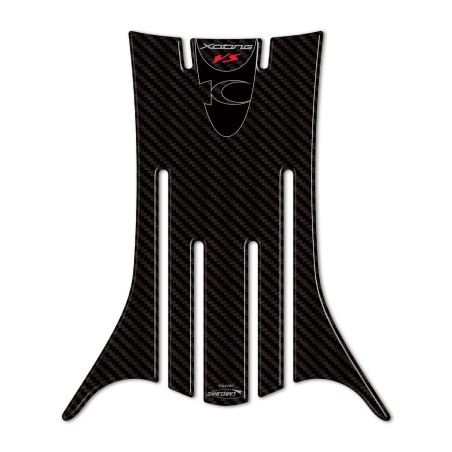 Protection de repose-pieds en résine 3D compatible avec Kymco Xciting VS 400 2023-24