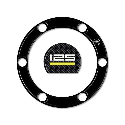 Adesivo resina 3D tappo serbatoio moto compatibile con Husqvarna Svartpilen 125 2