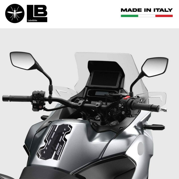 Protection de réservoir moto Sticker résine gel 3D Protection de réservoir compatible avec Honda Nt1100 2022 - 2023